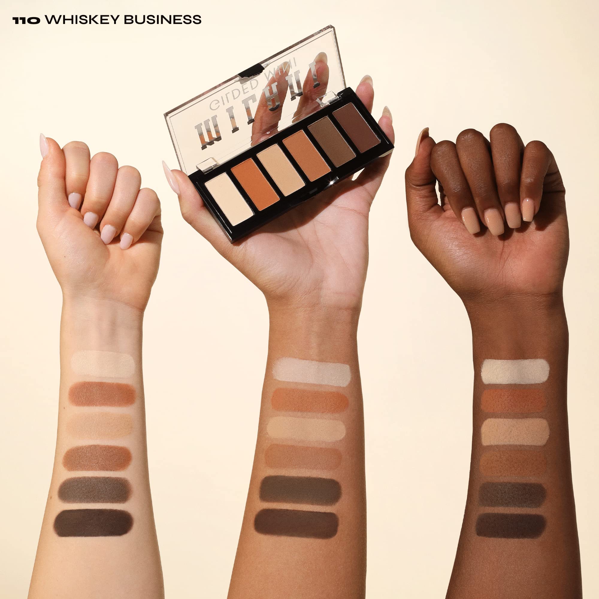 Milani Paleta Mini: diseño ergonómico para un agarre cómodo al aplicar.