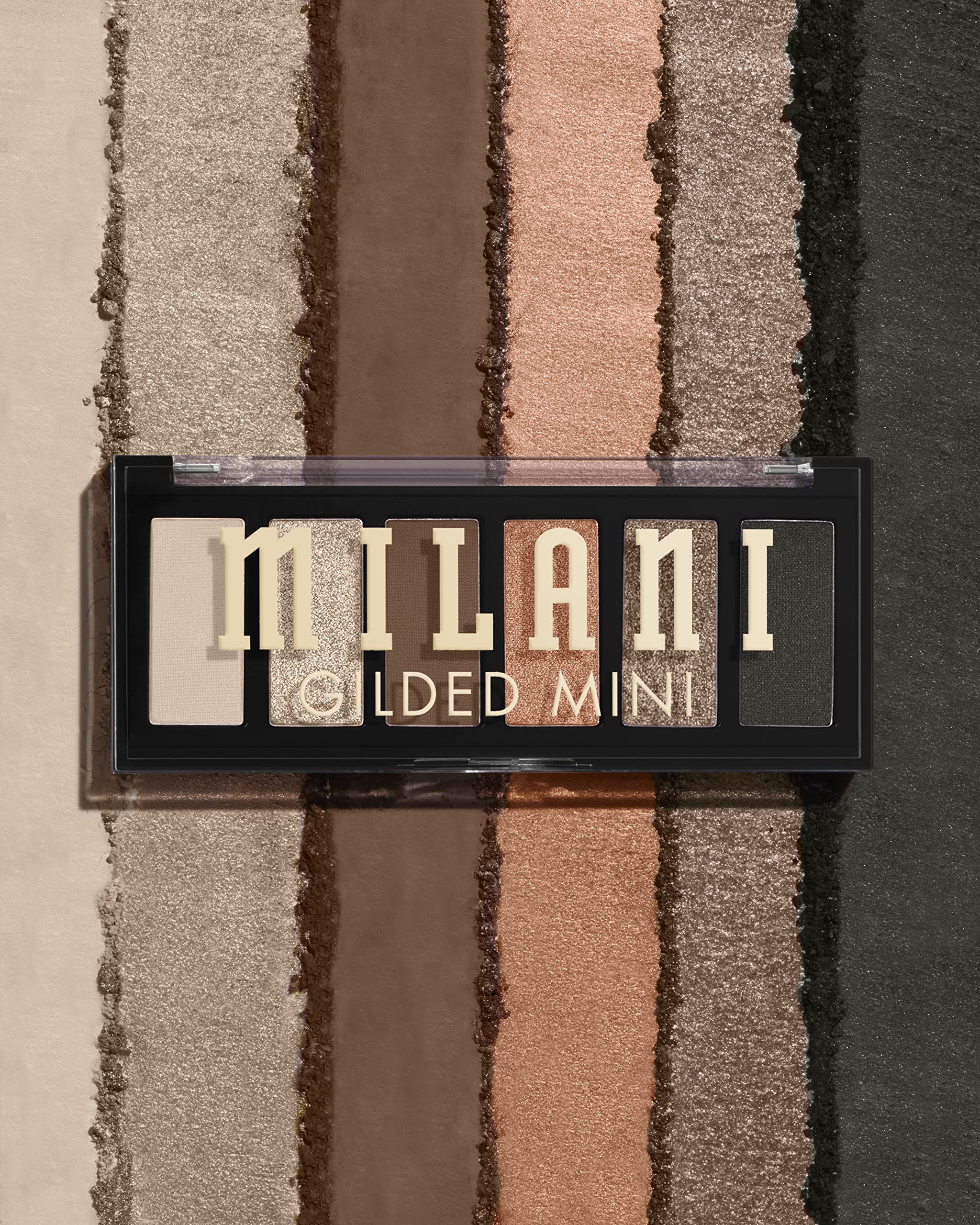 Milani paleta mini para ojos dorados: seis tonos para uso diario y noche