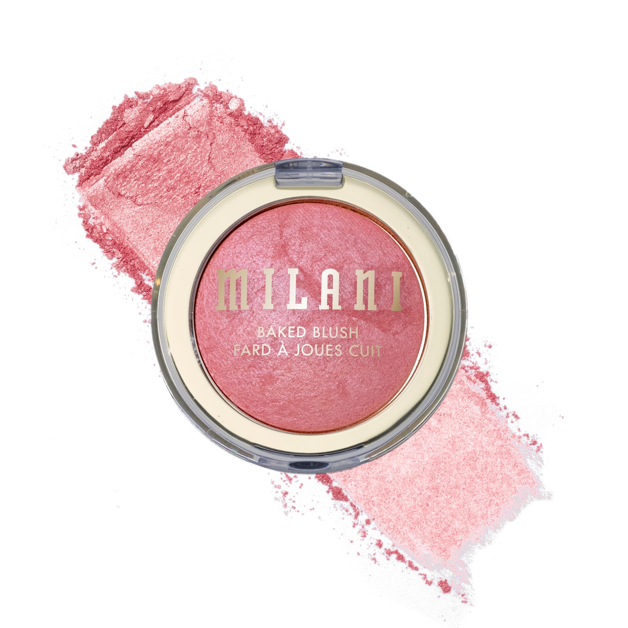 Milani rubor horneado Dolce Rosado, aplicación suave para un rubor natural