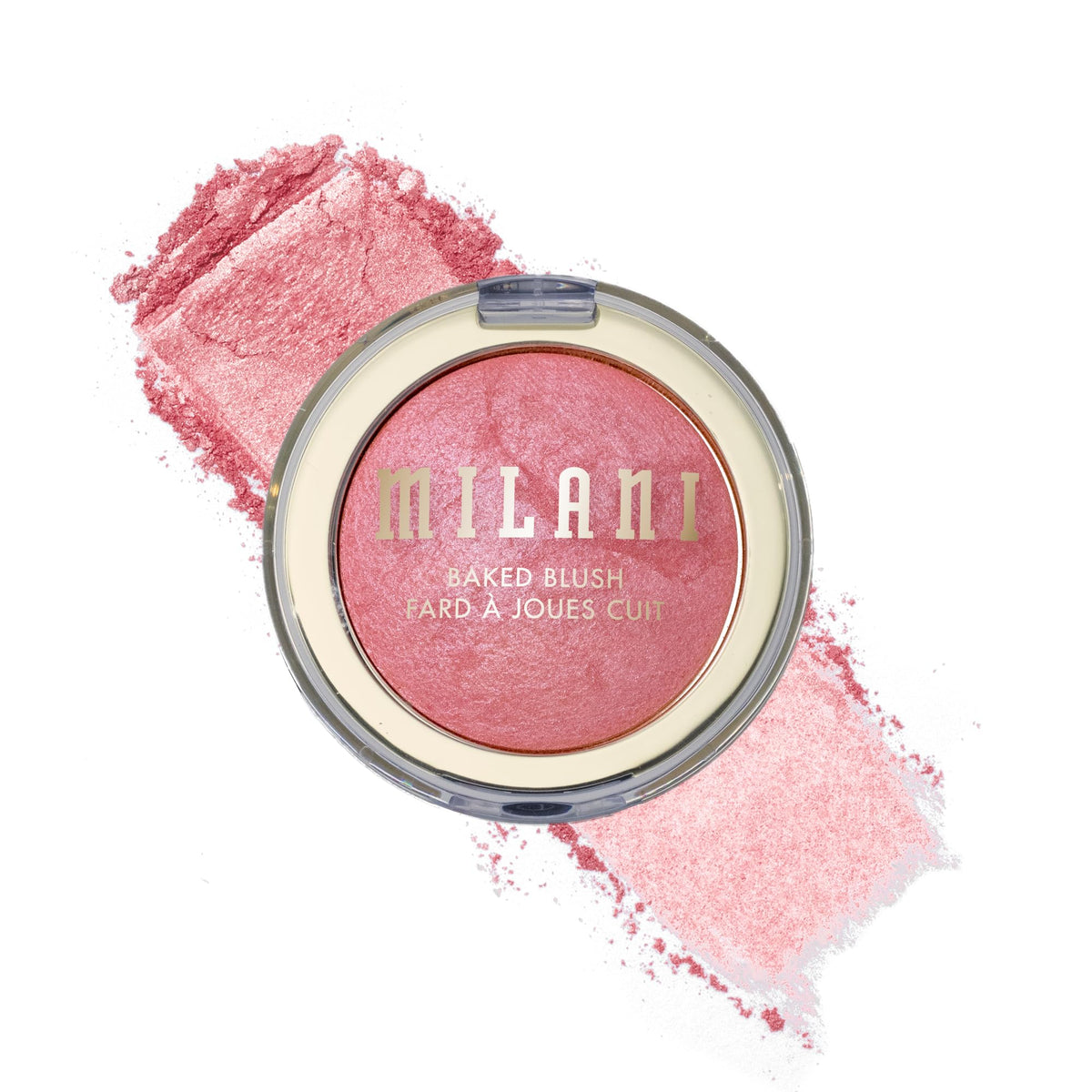 Milani rubor horneado Dolce Rosado, aplicación suave para un rubor natural