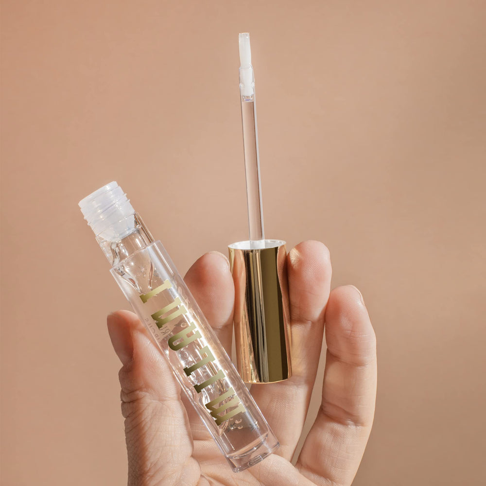 Milani serum crecimiento pestañas-cejas, rutina diaria de belleza para realzar mirada.