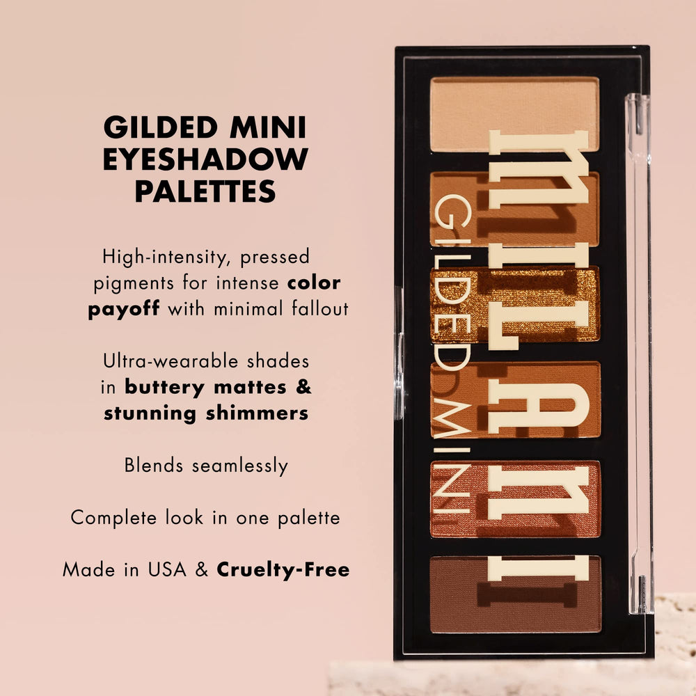 Milani Sombras: libre de crueldad y certificado por PETA.