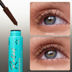 Milani Tubing Mascara contiene manteca de karité para nutrir las pestañas.