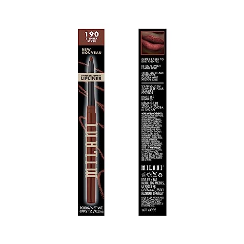 Milani Understatement Lipliner retráctil ofrece comodidad diaria y bordes limpios.