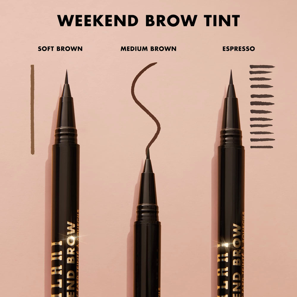 Milani Weekend Brow Tint Espresso brow fill demo for natural-looking definition