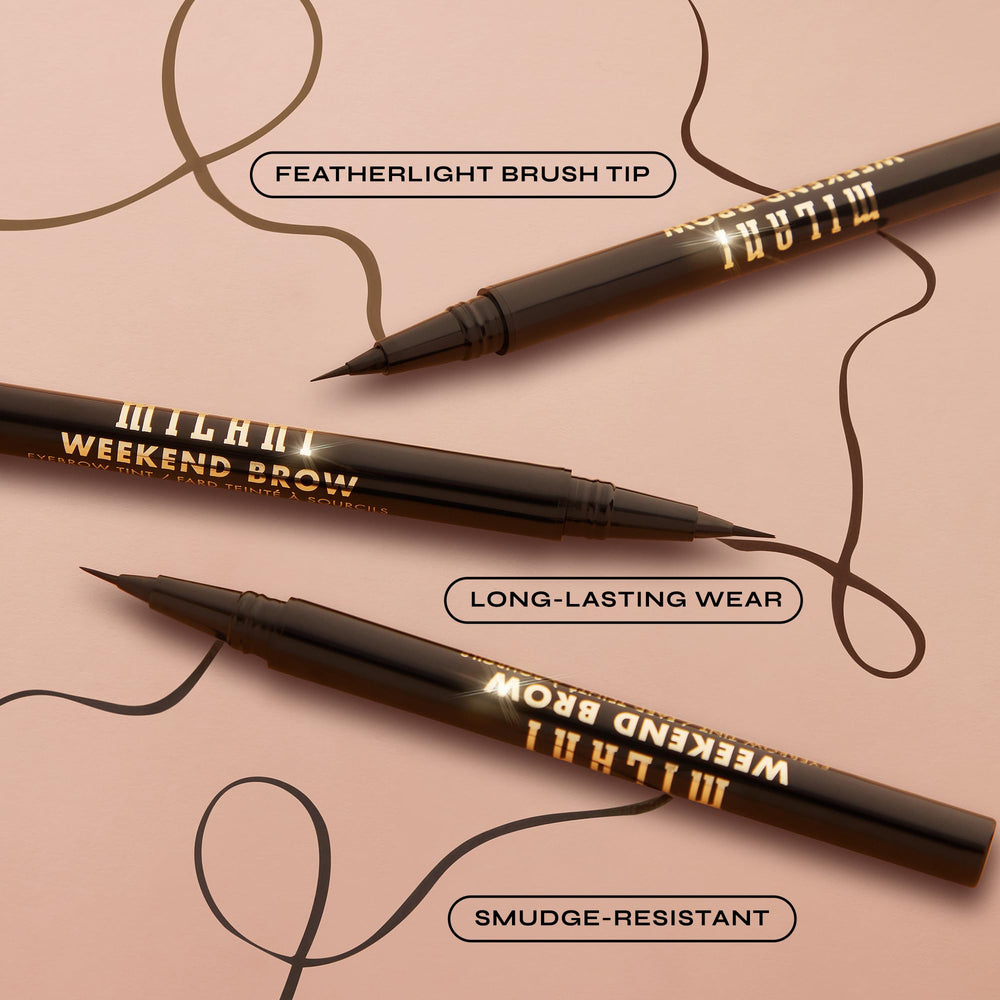 Milani Weekend Brow Tint wand tip for precise color control.