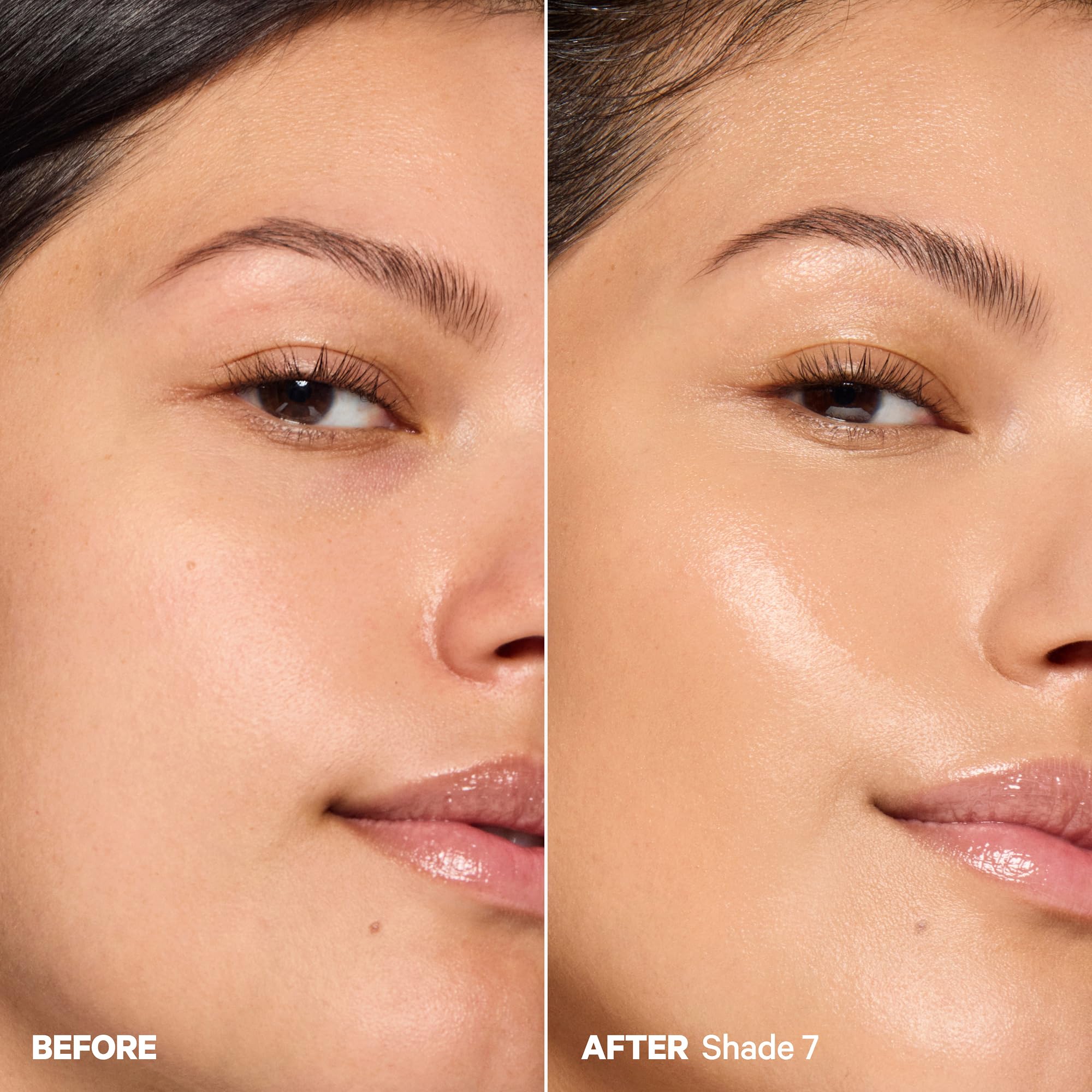 Milk Makeup Hydro Grip tint on cheek demonstrating natural glow
