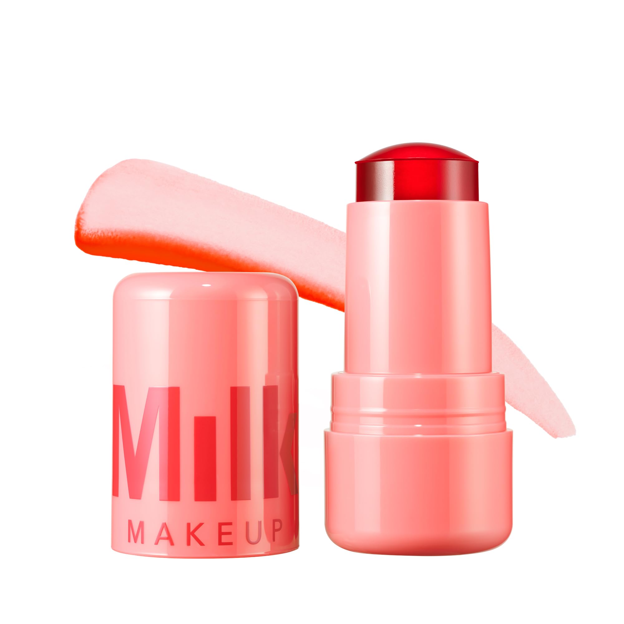 Milk Makeup Cooling Water Jelly Tint lip swatch shows buildable, hydrating color.