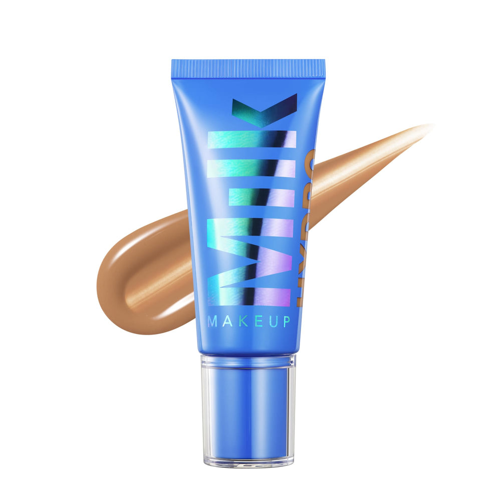 Milk Makeup Hydro Grip bottle showing long-lasting hydration and natural dewy finish.
