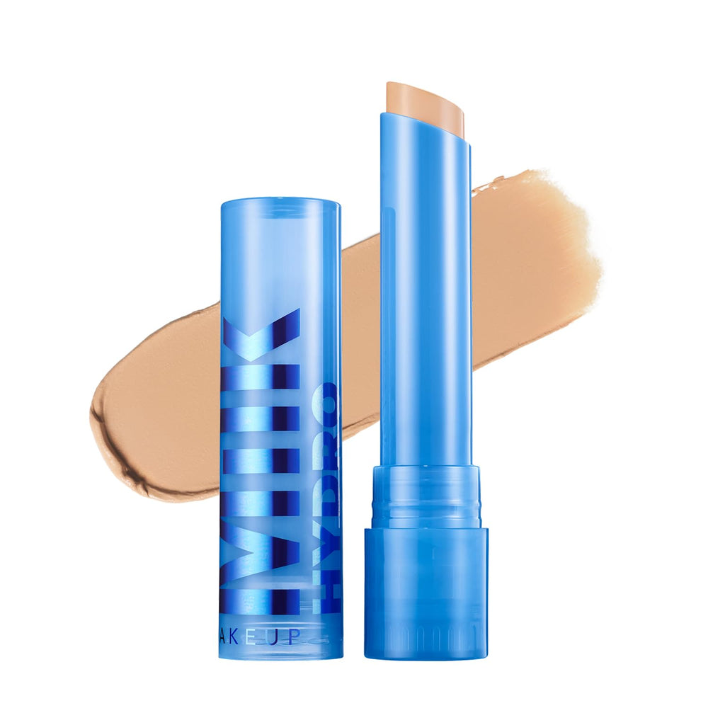 Milk Makeup Hydro Grip concealer bottle close-up showing dewy finish