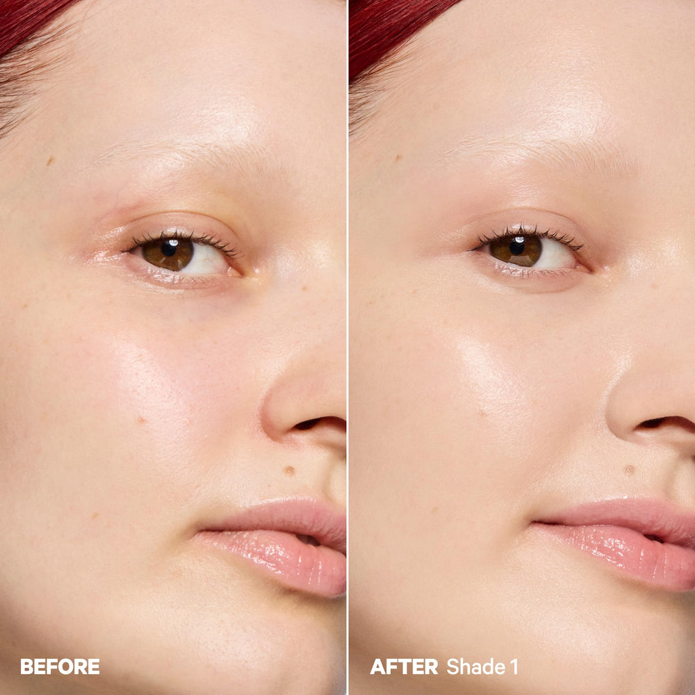 Milk Makeup Hydro Grip Skin Tint fingers applying for quick daily wear.