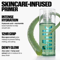 Gel-texture of Milk Makeup Hydro Grip Primer on the back of hand