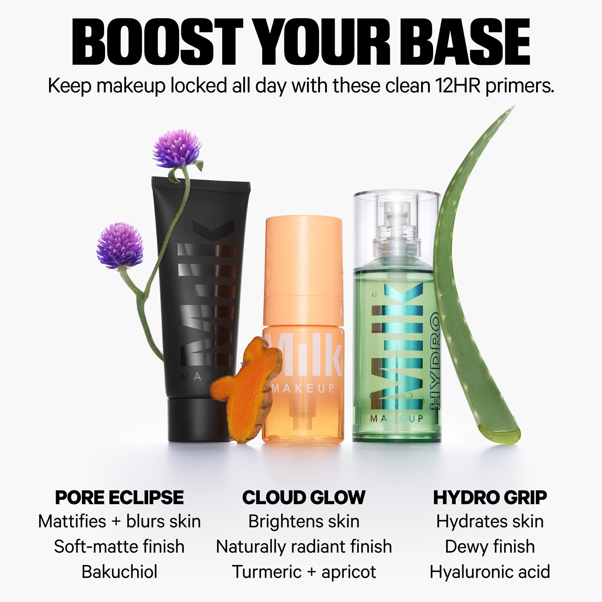 Milk Makeup Hydro Grip Primer Niacinamide and Aloe Water hydration benefits