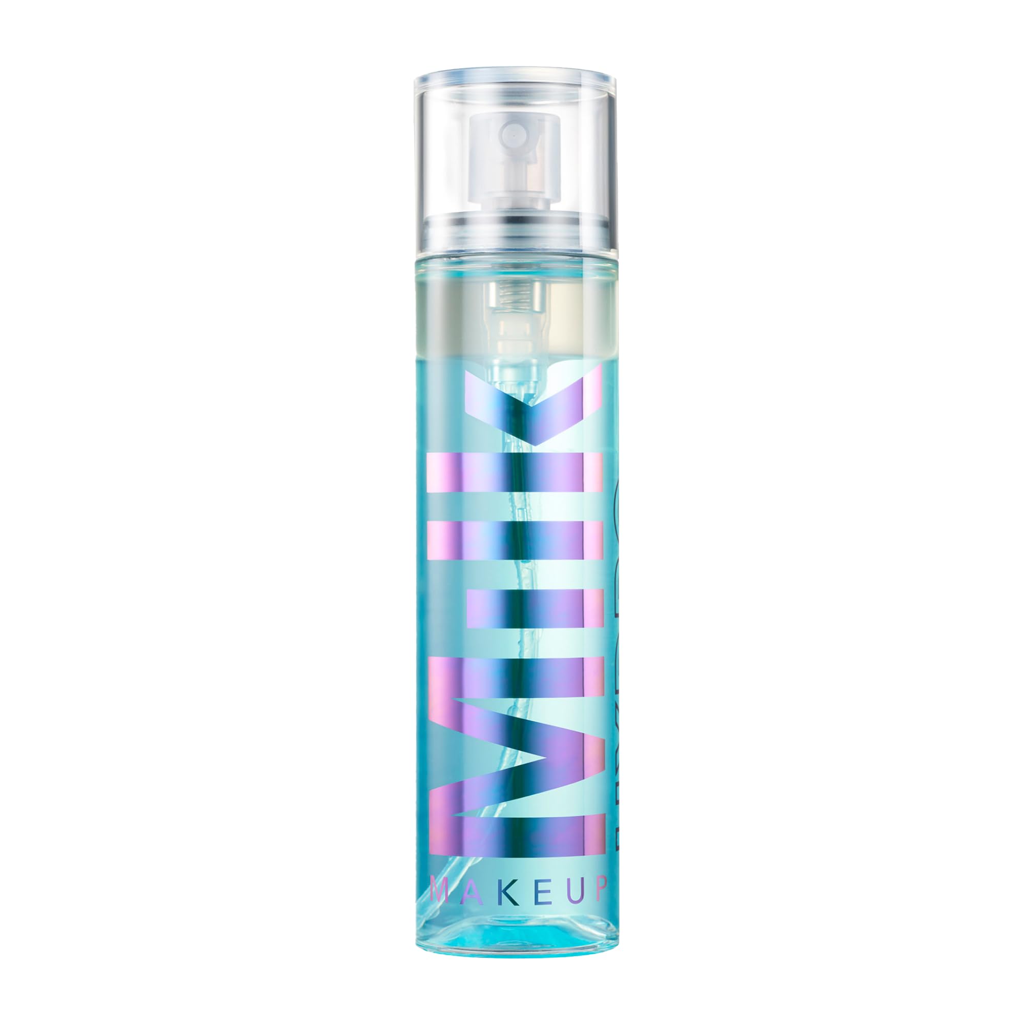 Milk Makeup Hydro Grip bottle shows the hydrating setting spray for long wear.