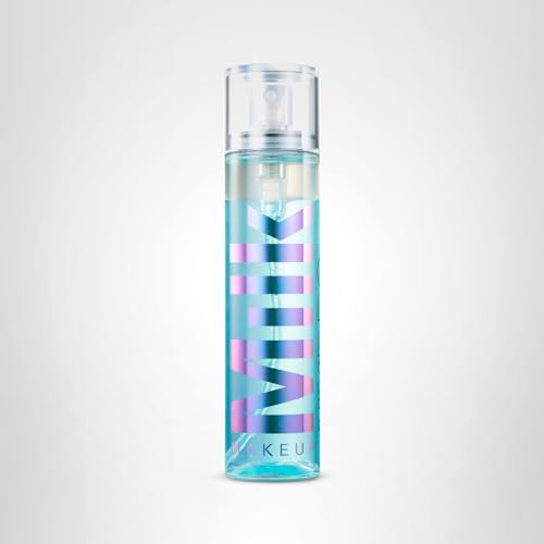 Milk Makeup spray provides a dewy, breathable finish throughout the day.