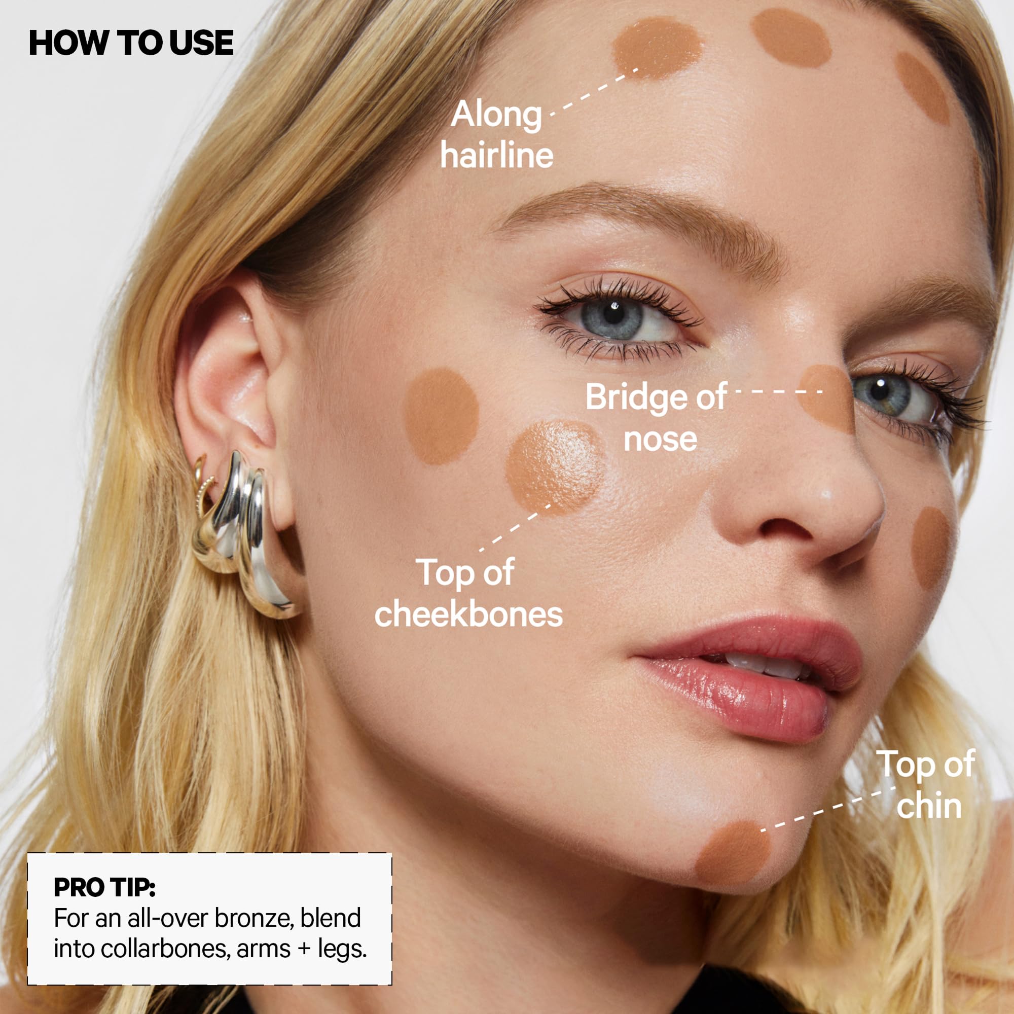 Milk Makeup Matte Bronzer Stick jawline definition for soft sculpt.