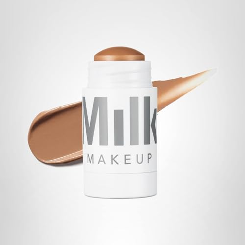 Milk Makeup Matte Bronzer Stick travel-ready packaging fits in a makeup bag.