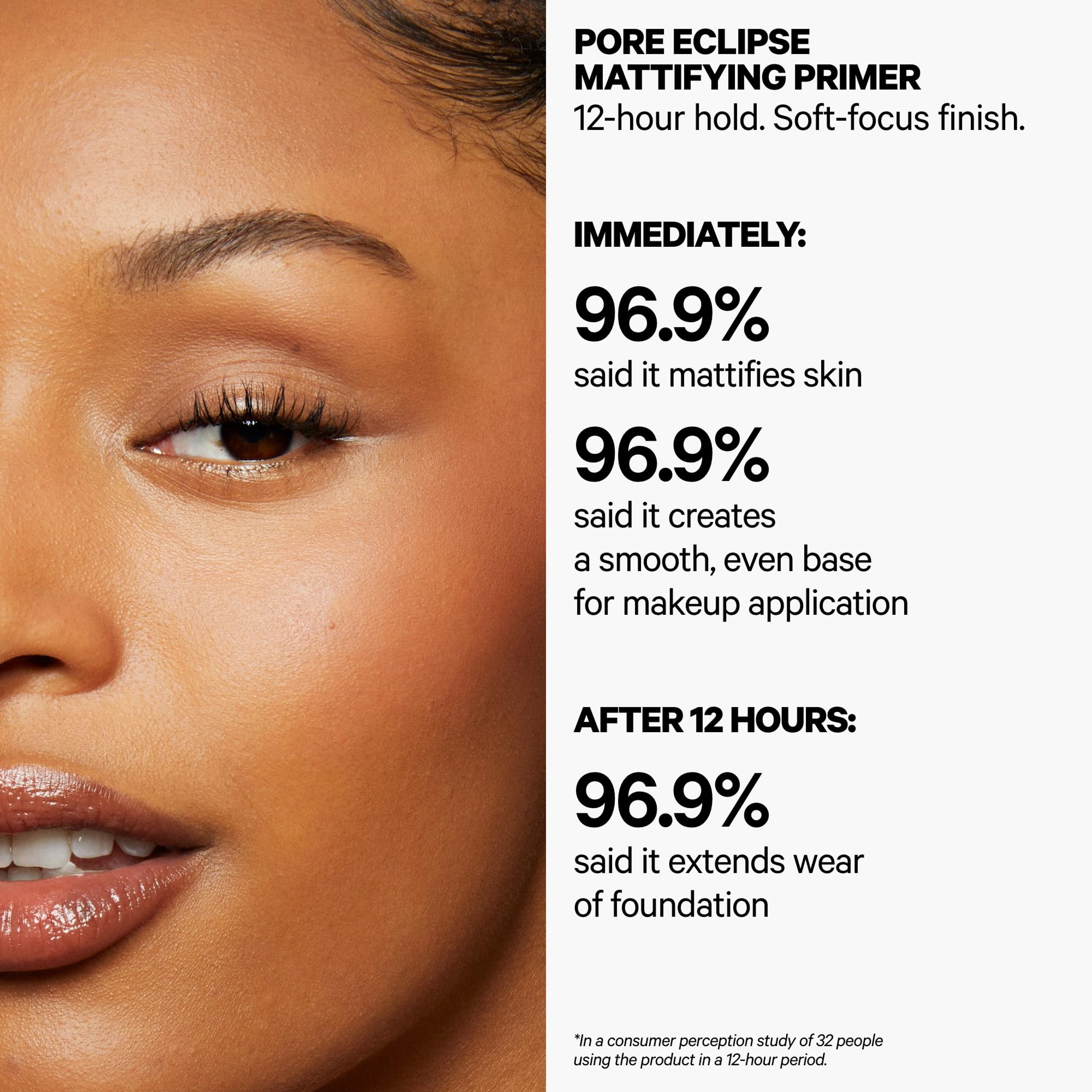 Milk Makeup Pore Eclipse Primer controls shine for a fresh look