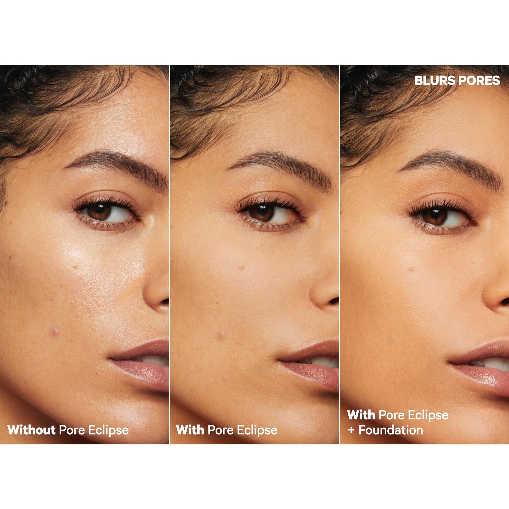 Milk Makeup Pore Eclipse, Moonstone calma la piel durante la aplicación.