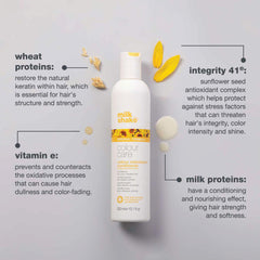 milk_shake Color Maintainer Conditioner creamy texture close-up enables smoother detangling