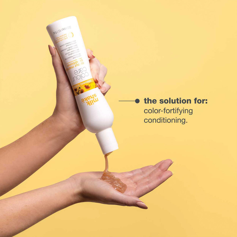 milk_shake Color Maintainer Conditioner leave-on step for 2 to 5 minutes boosts moisture
