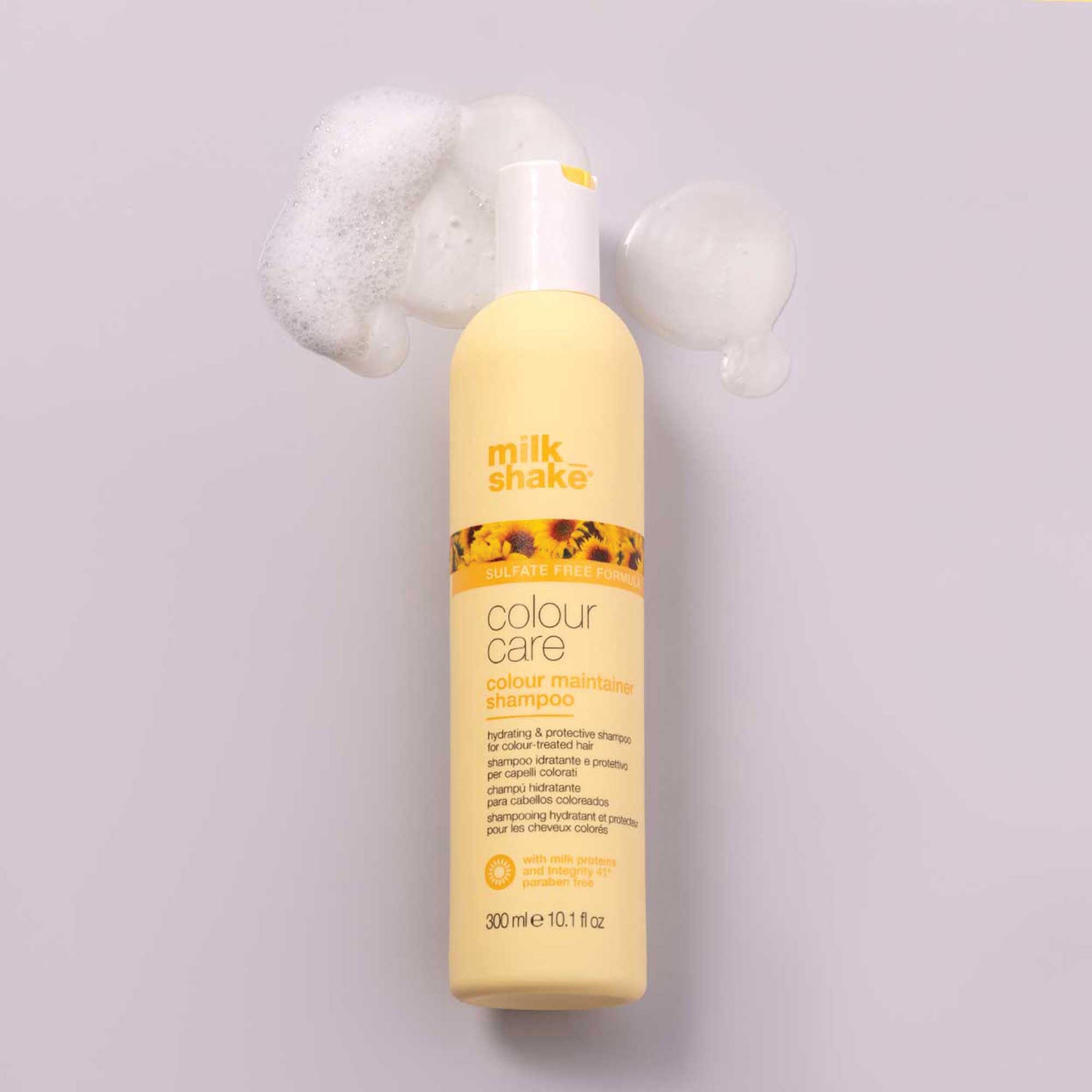 Milk Shake Color Maintainer Shampoo supports lasting color on treated hair.