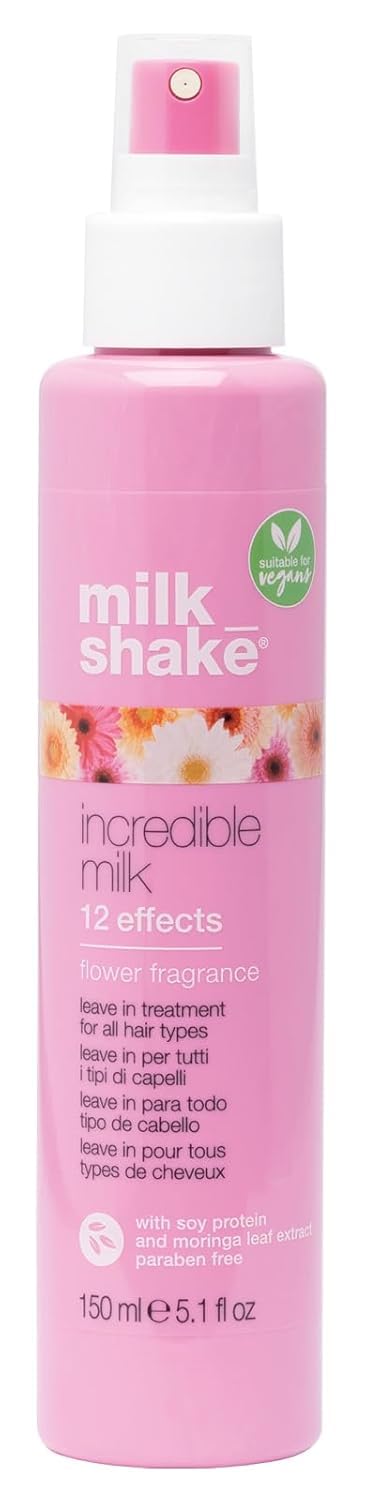 milk_shake Incredible Milk bottle pour for even distribution and detangling