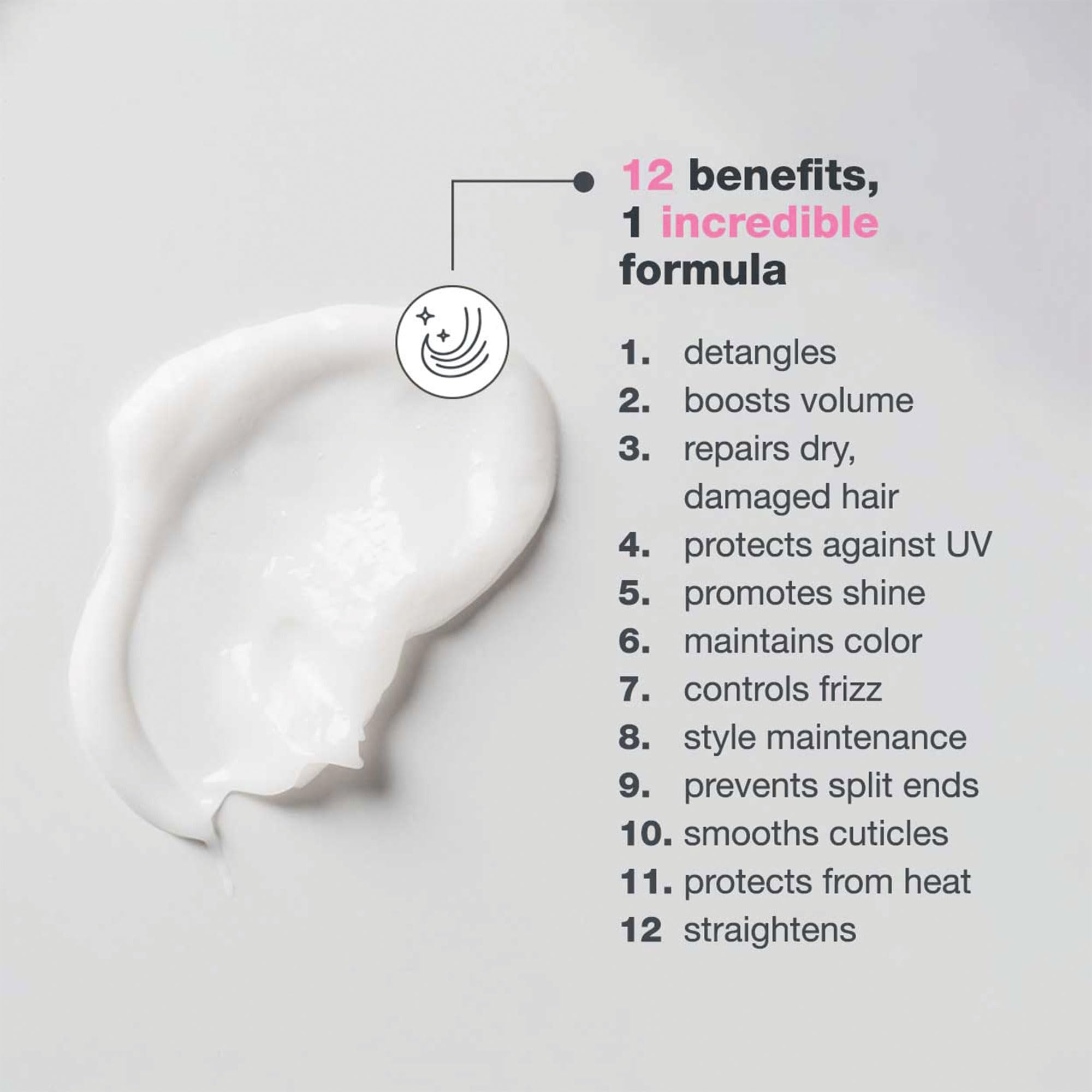 milk_shake Incredible Milk spray application for smooth, manageable hair
