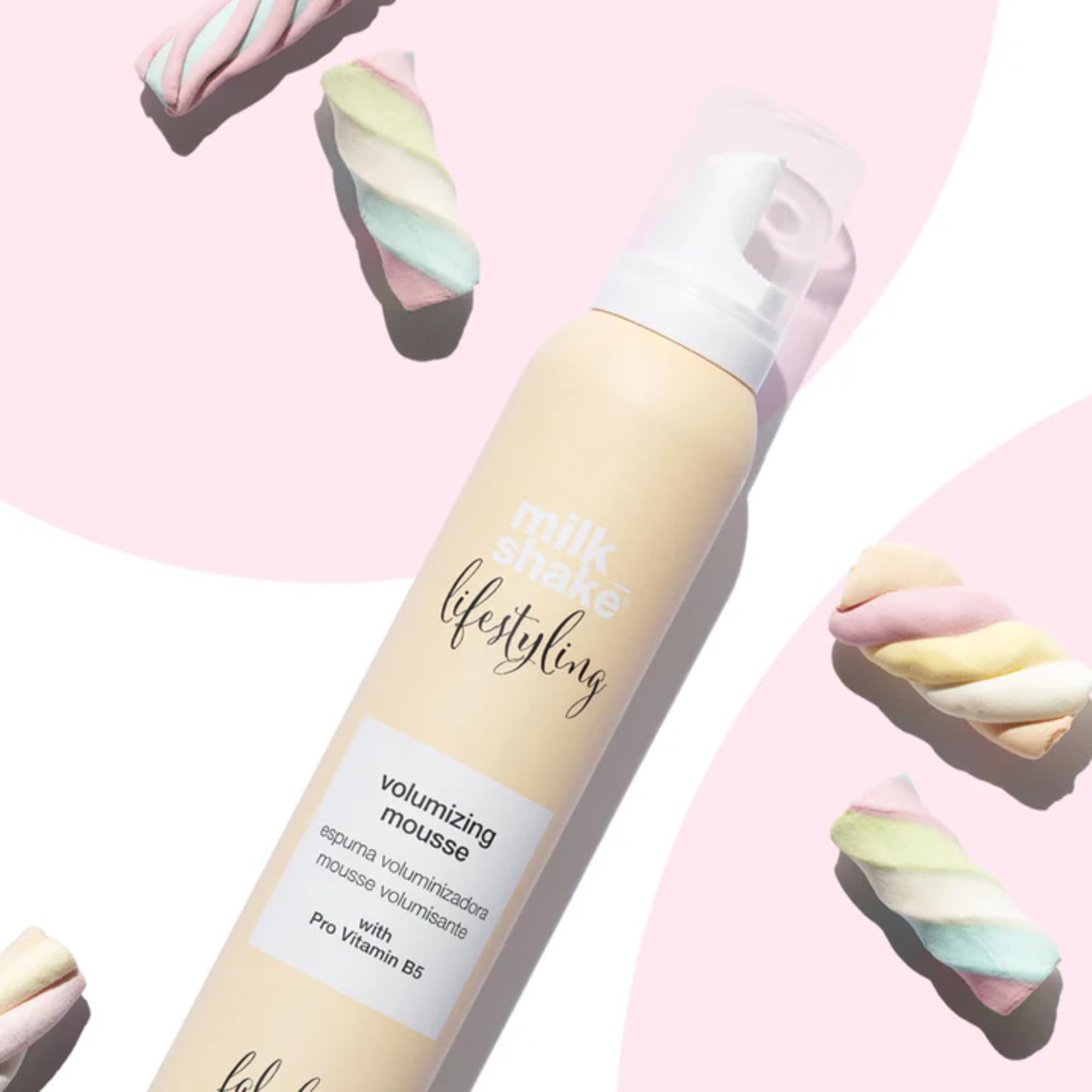 milk_shake Lifestyling Mousse acabado brillante para un peinado pulido