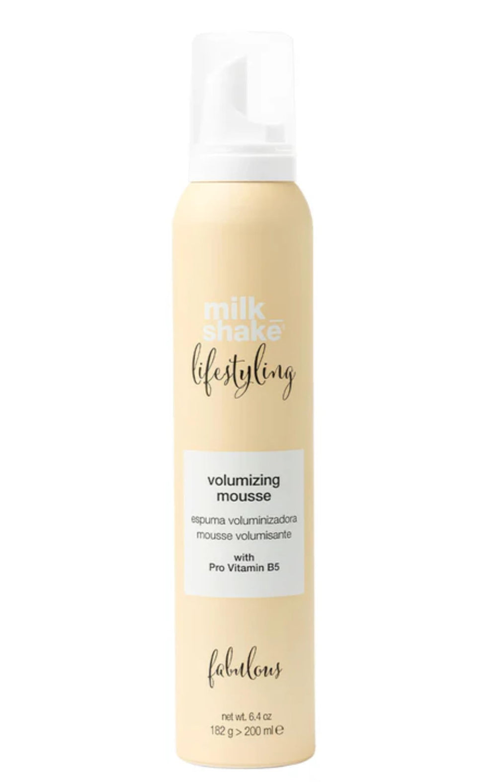 milk_shake Lifestyling Mousse en bote, volumen duradero para peinado con cuerpo