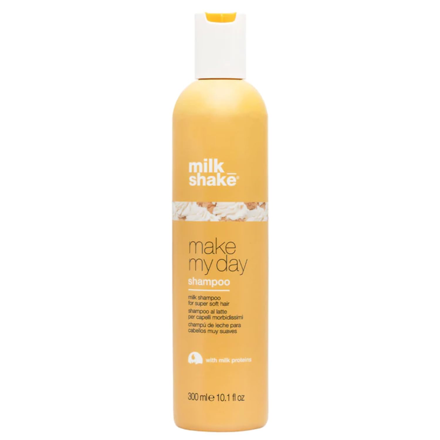 Milk Shake Make My Day Shampoo bottle front view highlighting color protection
