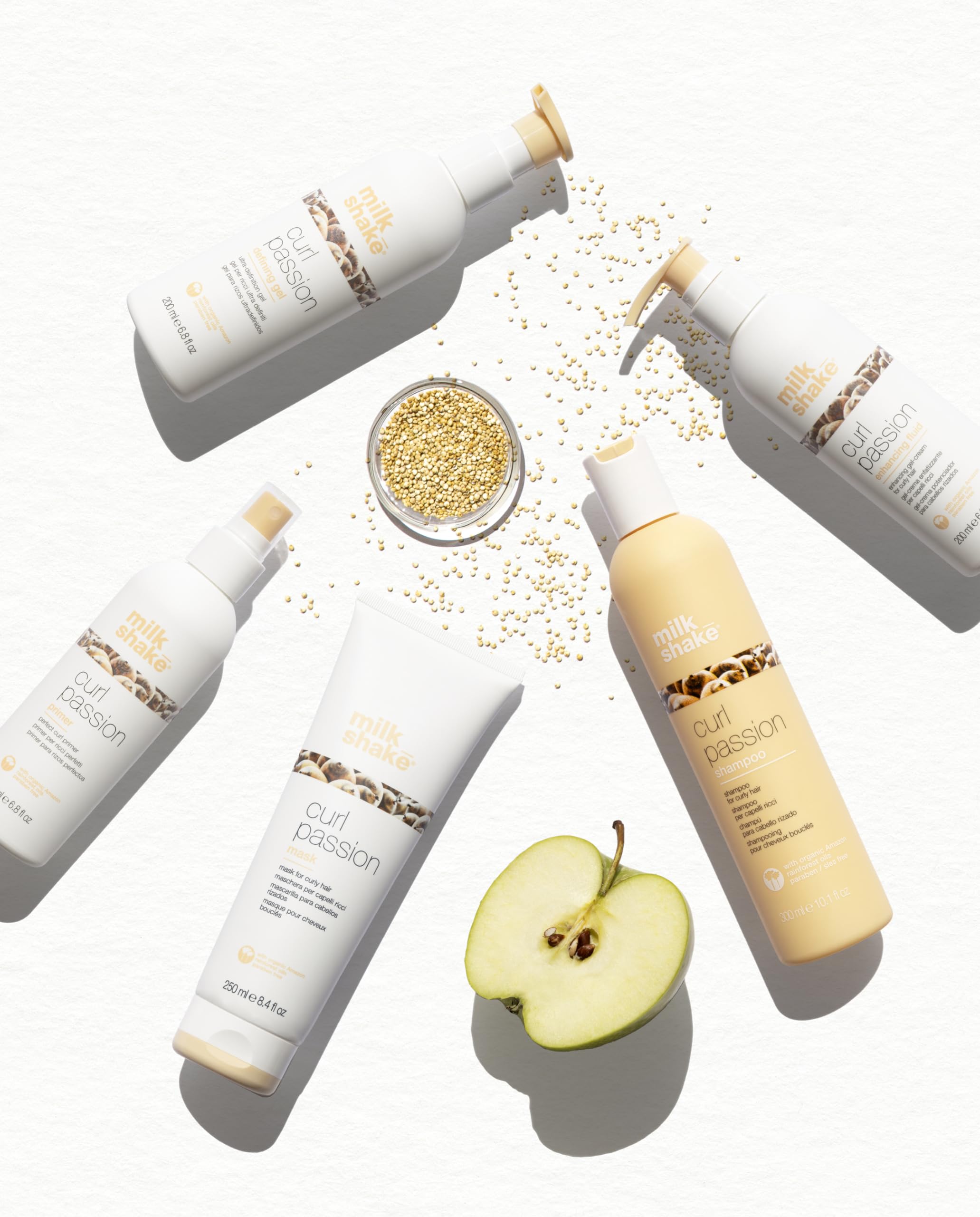 milk_shake Curl Passion Perfectionist cream delivers soft, shiny curls with lasting shape