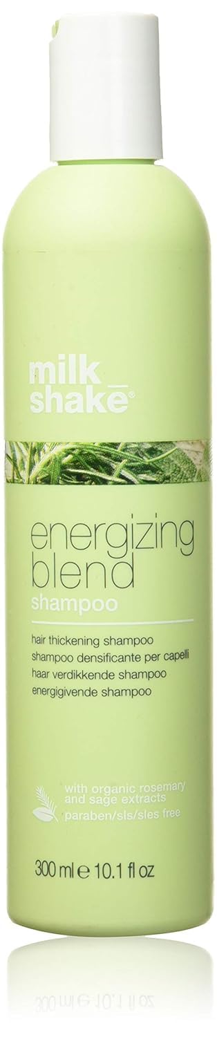 Milk_Shake Energizing Blend Shampoo bottle ready for daily use to cleanse fine hair.