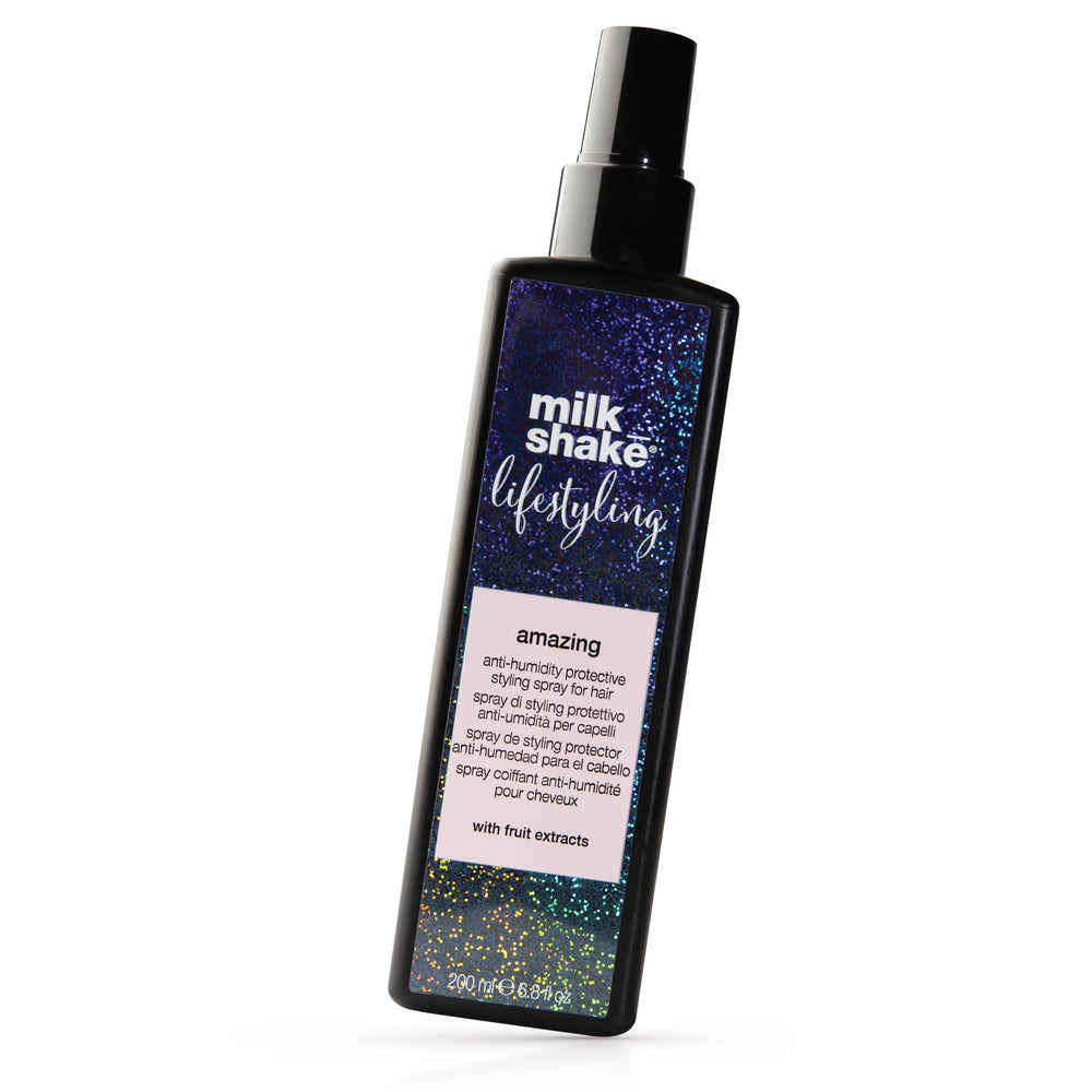 Milk_shake Lifestyling Amazing spray bottle delivering anti-frizz protection and heat shield.