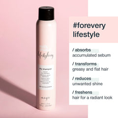 milk_shake Lifestyling Dry Shampoo application demonstrates root lift.