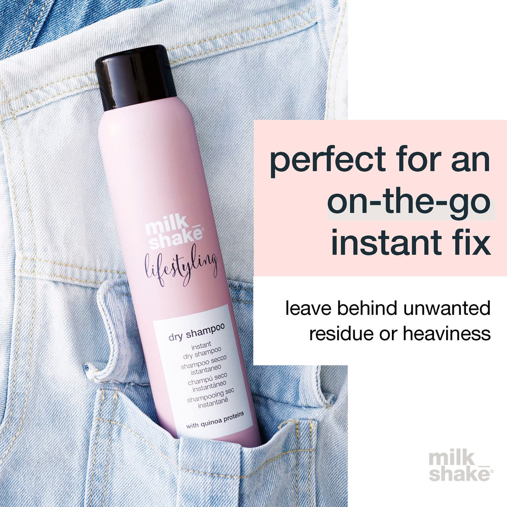 milk_shake Lifestyling Dry Shampoo on-the-go use in a purse.