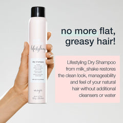 milk_shake Lifestyling Dry Shampoo powder texture absorbs excess oil.