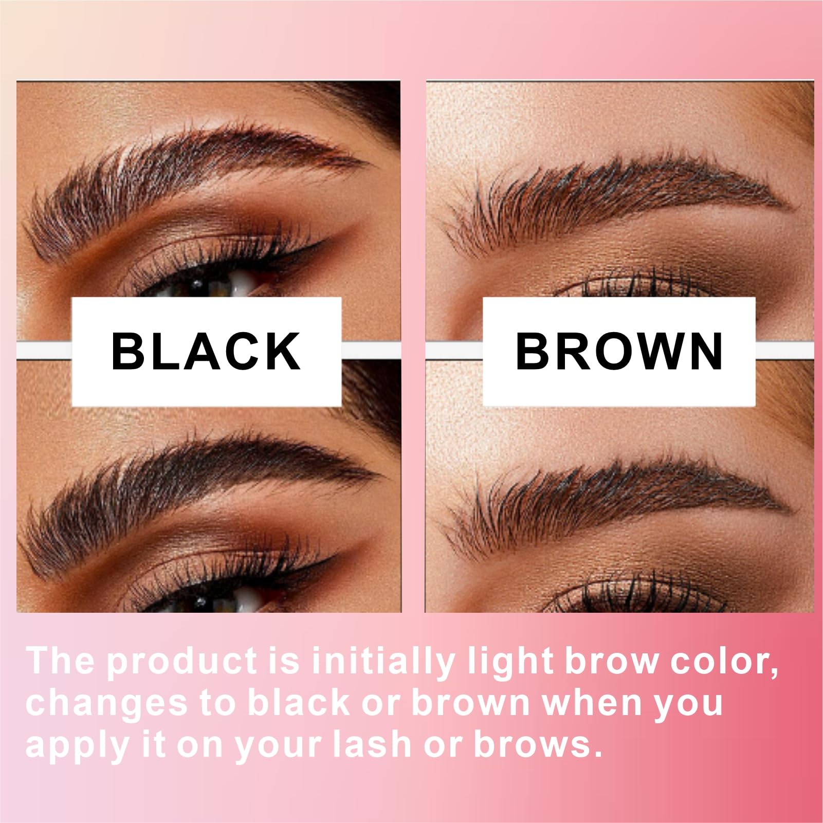 milklear crema colorante pestanas cejas, lista para aplicar.