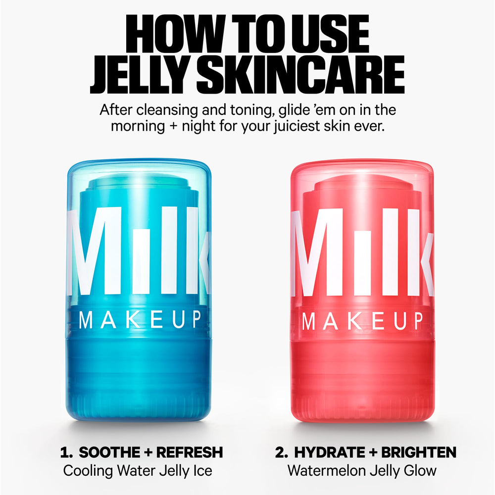 Milk Makeup Blue-light protection shield on skin during screen time