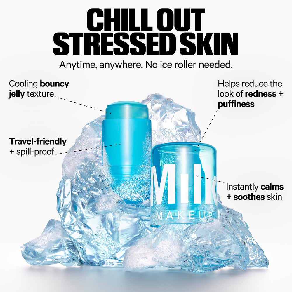 Milk Makeup Cooling Water Jelly Ice Serum glide-on application for soothing refreshment