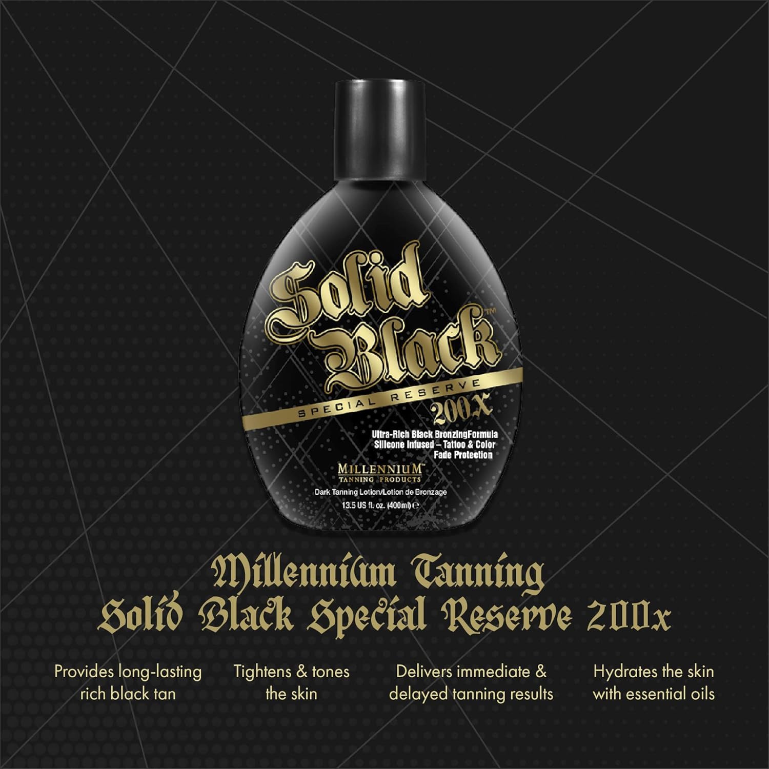 Silicone blend in Solid Black applied smoothly on skin for even coverage
