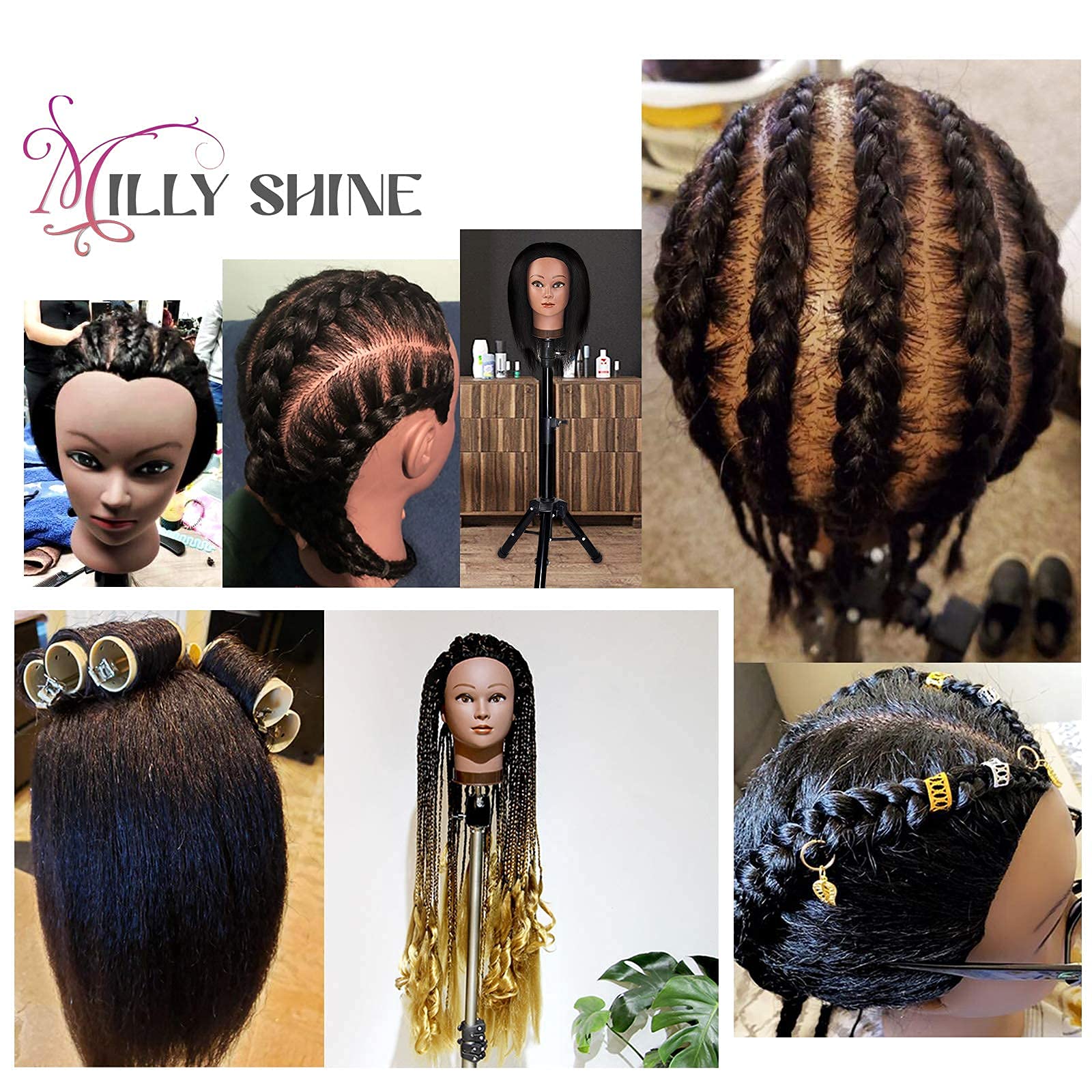 MILLYSHINE hair clips for quick sectioning during styling sessions