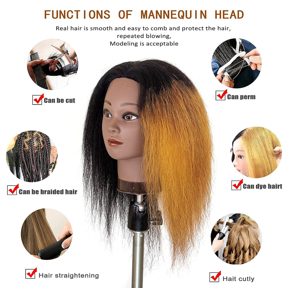 MILLYSHINE mannequin head table stand for stable grooming practice