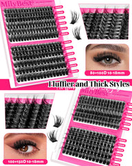 MilyBest eyelash makeup remover bottle for gentle cleansing after wear