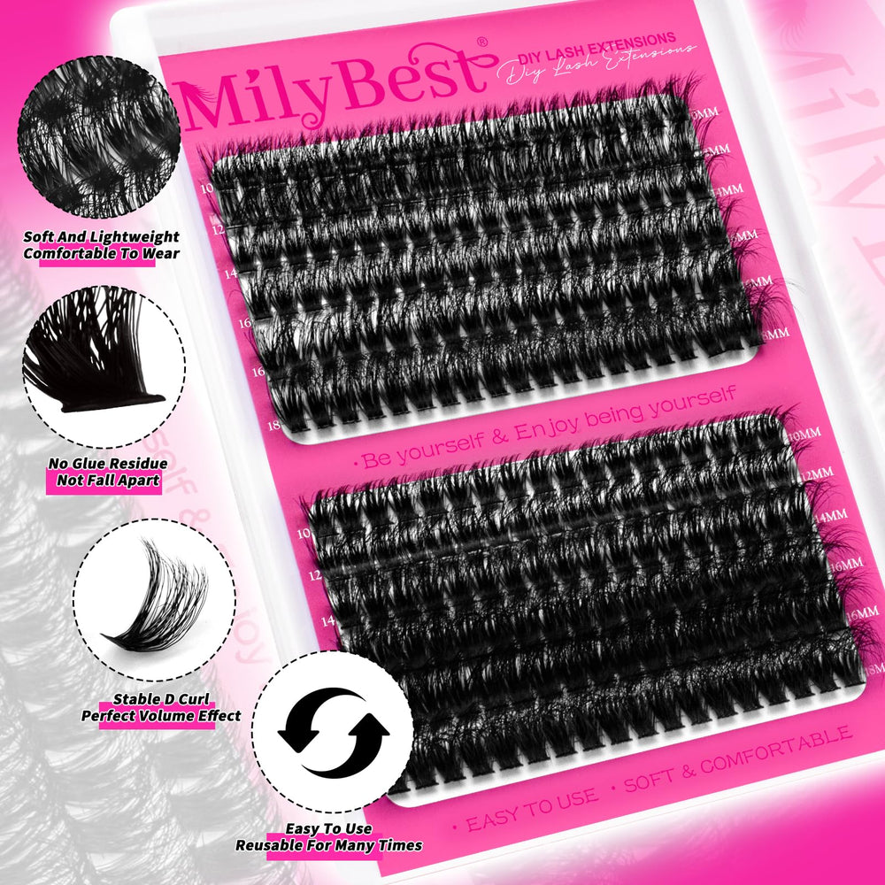 MilyBest Bond & Seal bottle for waterproof hold and long wear.