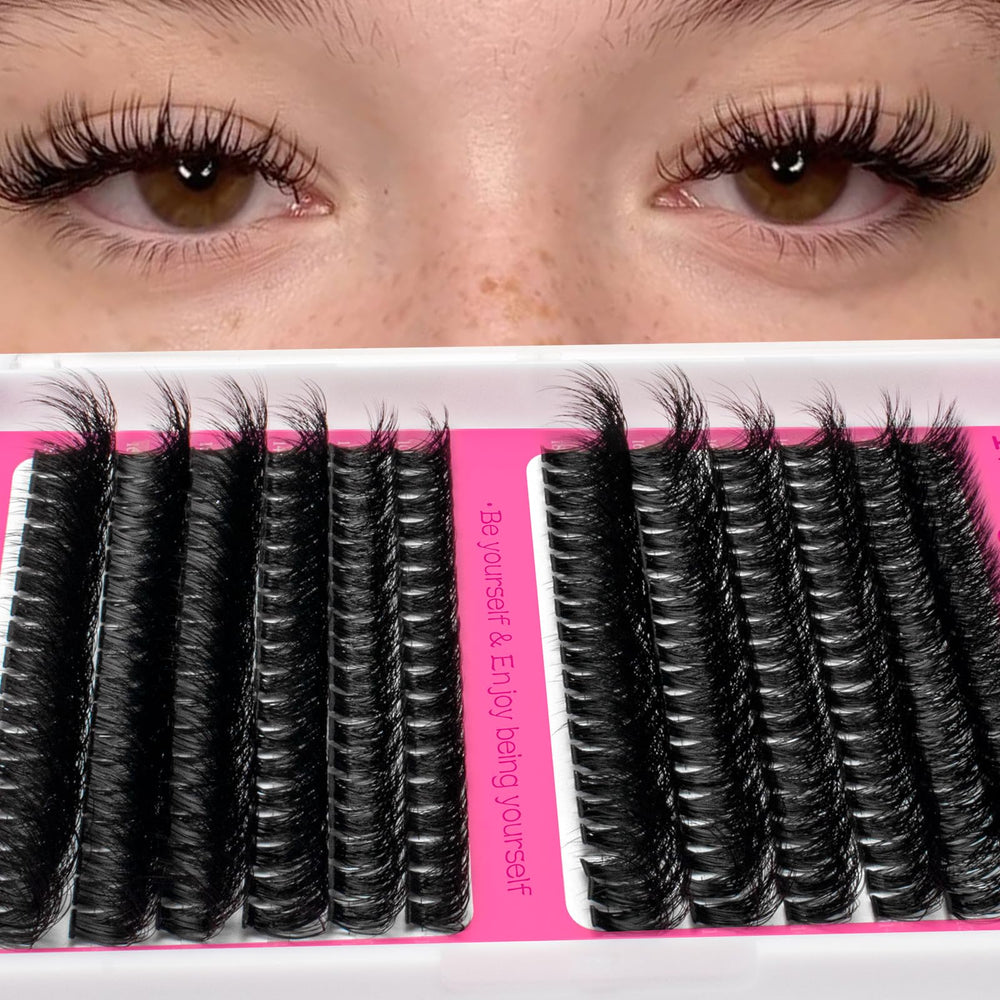 MilyBest D-Curl lashes blend seamlessly with natural lashes.