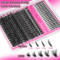 MilyBest variety styles 10-18mm for natural to dramatic looks.