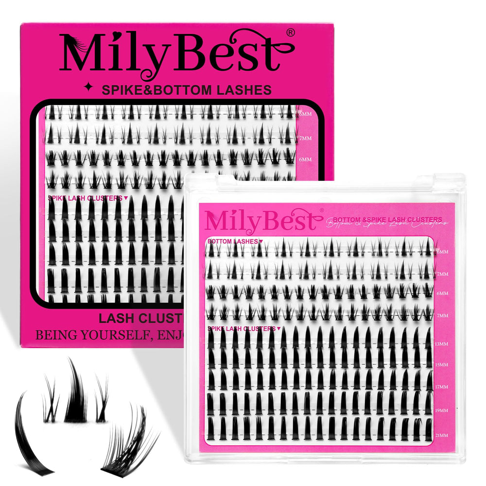 MilyBest manga-style lash set supports versatile, customizable looks
