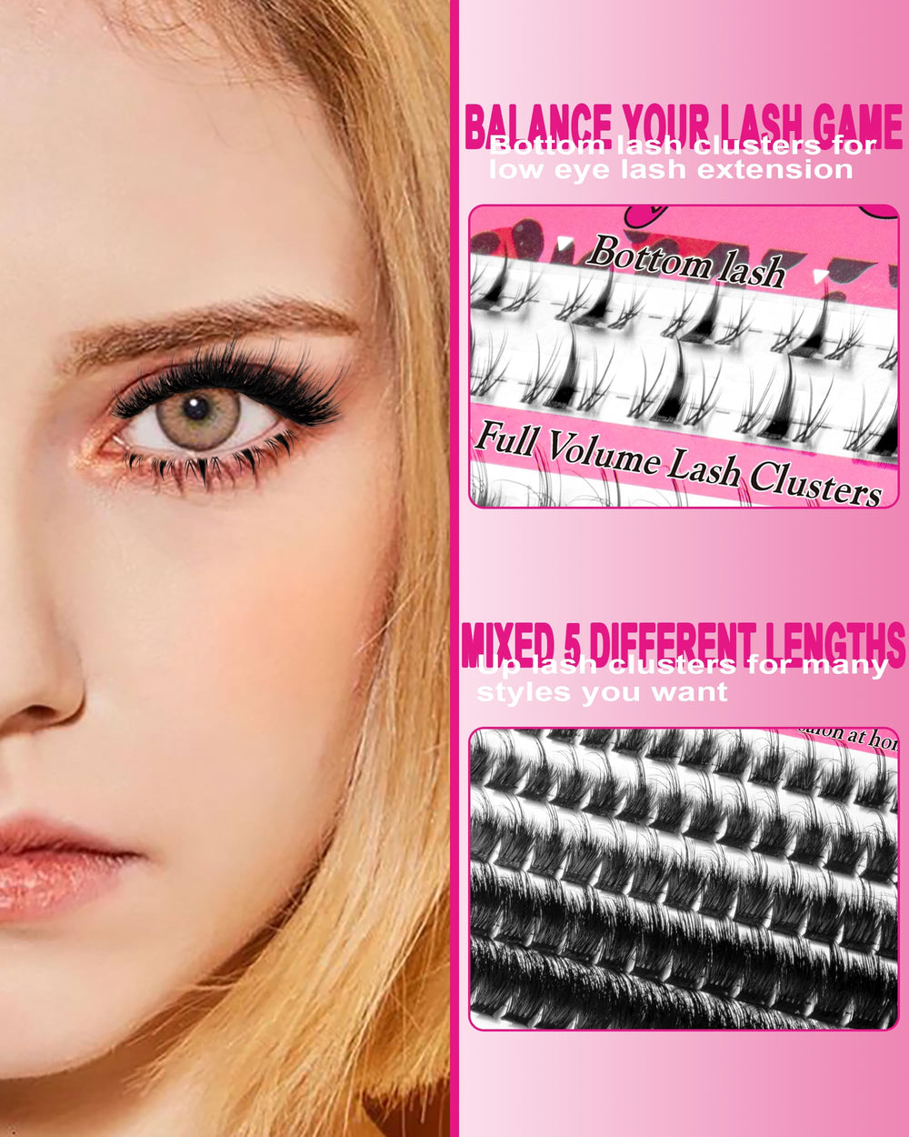 MilyBest Spiky Lashes 10mm with D-curl ready for subtle drama.