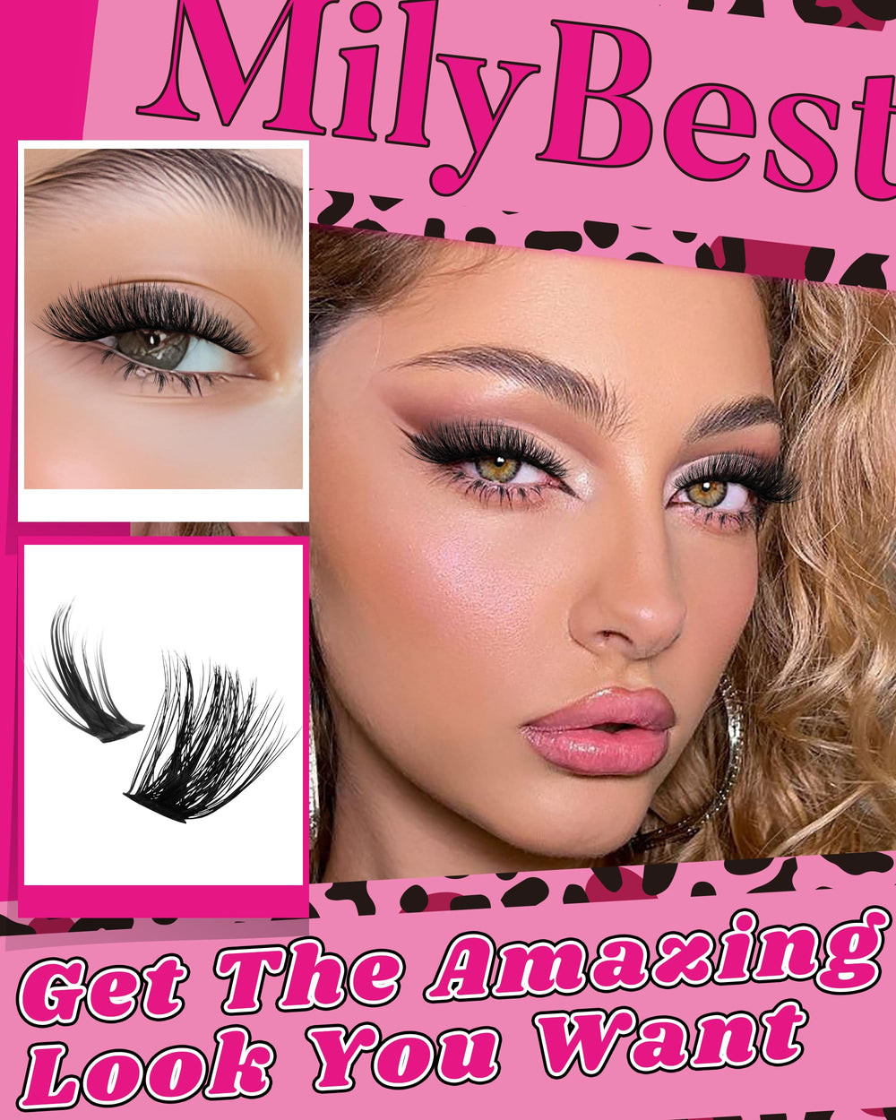MilyBest Volume options set in 4 styles for quick look changes.